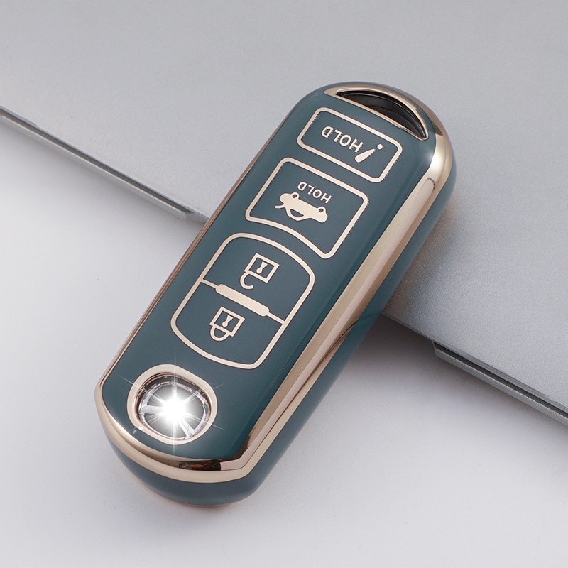 Casing Kunci Remote Mobil 4 Tombol Bahan TPU Untuk Mazda 2 3 6 Atenza Axela Demio CX-5 CX-3 CX7 CX-9 CX30