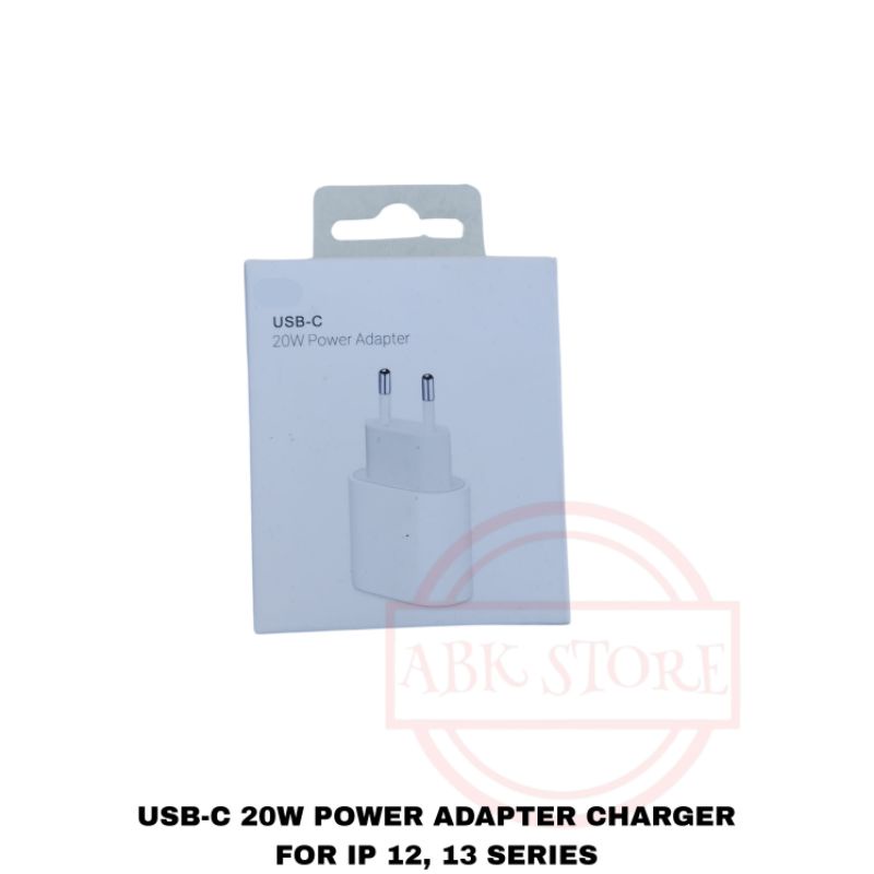 KEPALA CHARGER / USB-C 20W POWER ADAPTER FOR IP 12 - 13 PRO MAX SERIES FAST-CHARGING