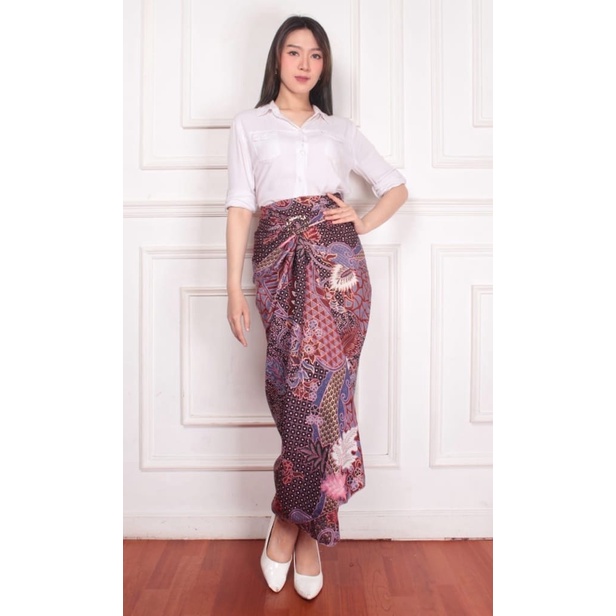 rok lilit batik / batik kain lilit murah /  batik modern / bawahan kebaya / rok instan / banyak  motif