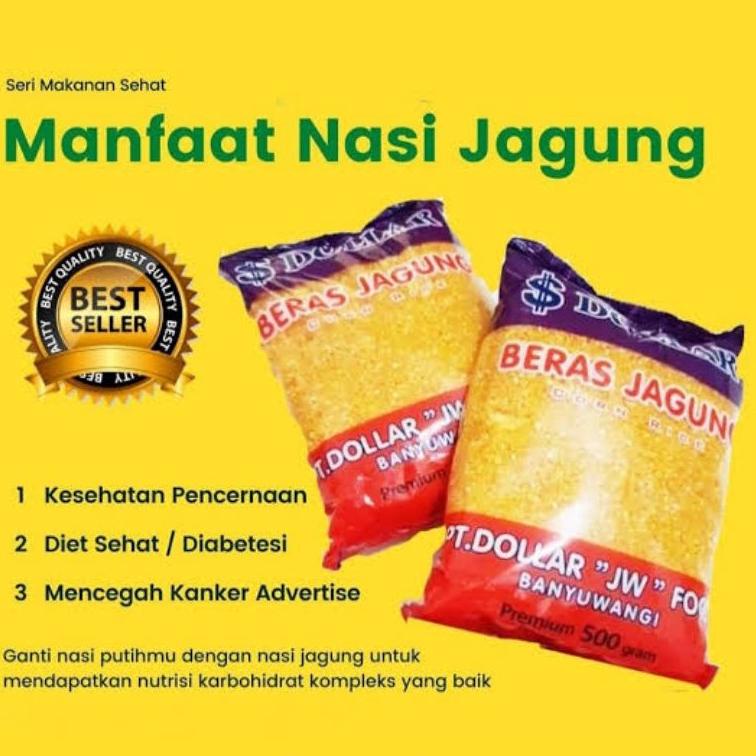 

㍐ BERAS JAGUNG PREMIUM DOLLAR 500gr Beras Sehat Cocok Untuk Diet/Orang Diabetes ☎