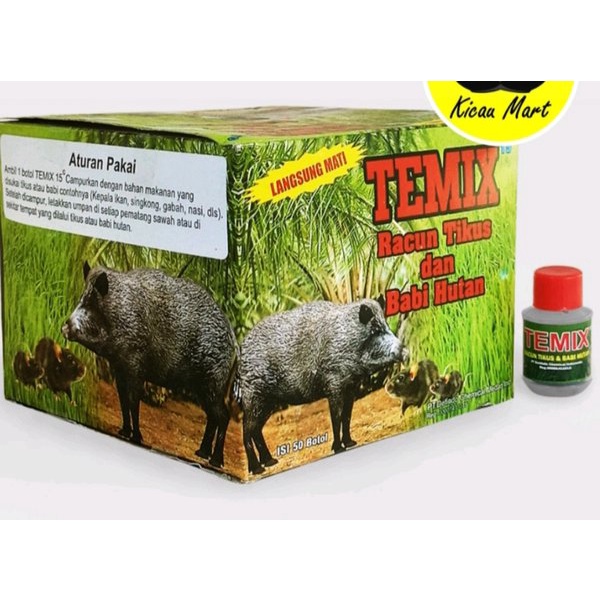 Temix Racun tikus dan babi langsung mati timex obat basmi hama curut tikus dll