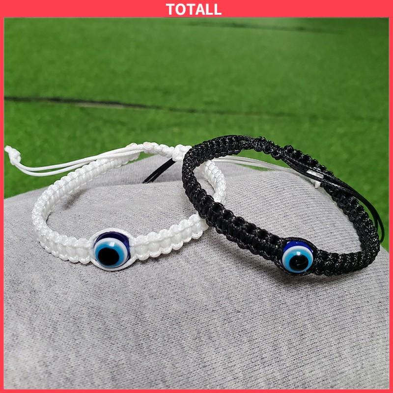 COD Gelang Tali Simple Evil Eye Biru Gelang Merah Keberuntungan-Totall