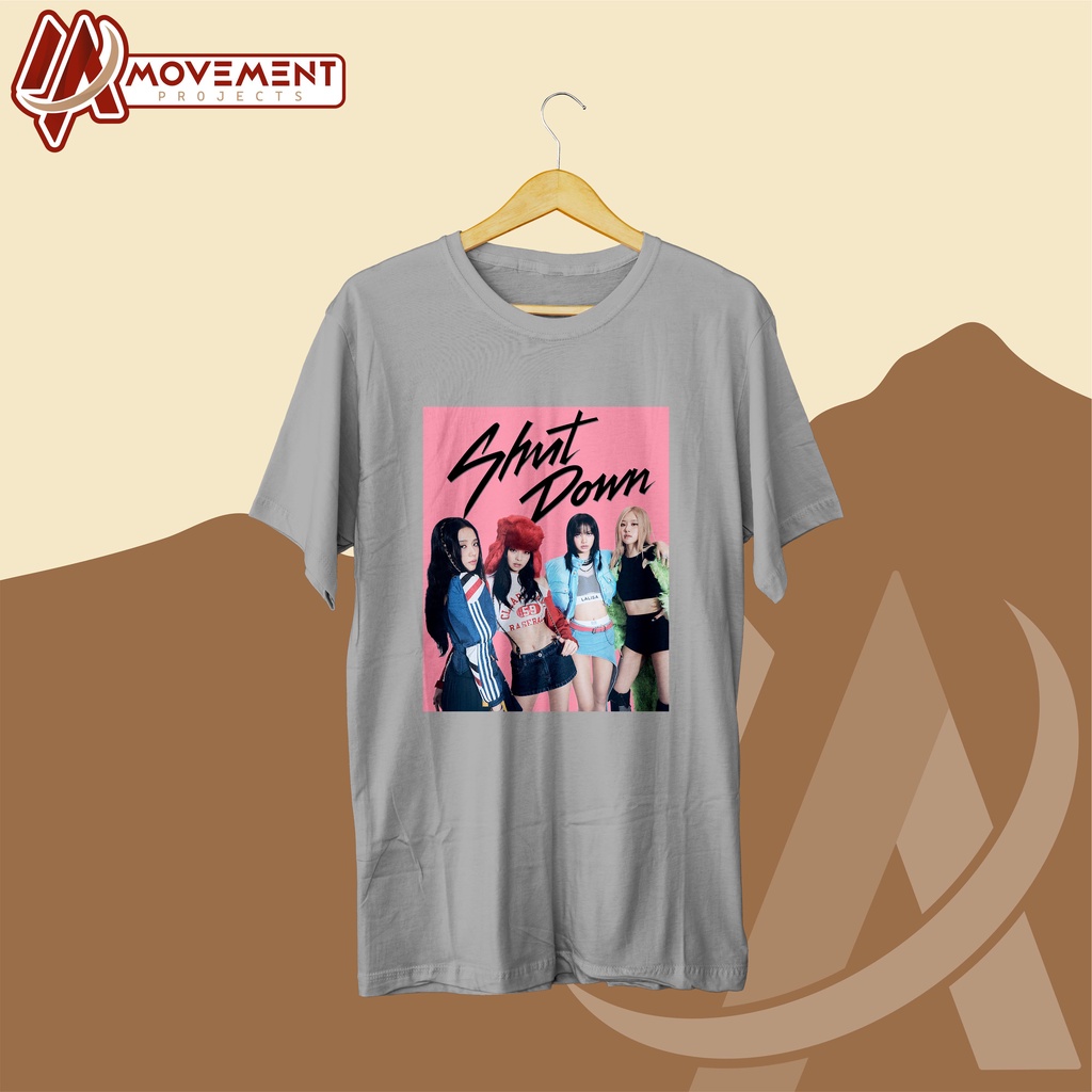 [PREMIUM] KAOS &quot;SHUT DOWN&quot; VER.1 BLACKPINK WORLD TOUR 2022