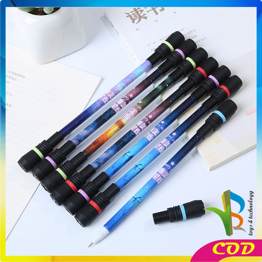 RB-A38 Spinning Pen Pulpen Putar Karakter Anti Stress / Pena Pulpen Putar Mainan Anak Pen Spinner Balance