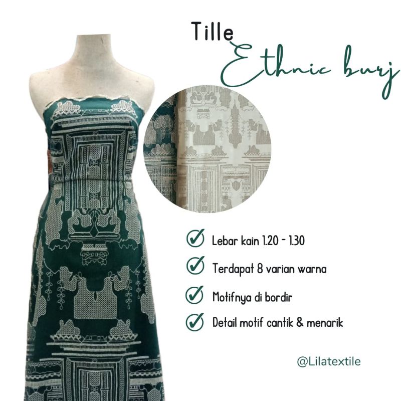 TILE BRUKAT ETHNIC BEST SELLER!!! ( HARGA PER 0,5 METER)