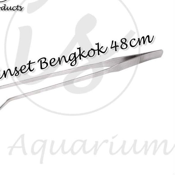 Pinset 48cm Panjang Bengkok - Aquascape Tools Pinset Curve Panjang