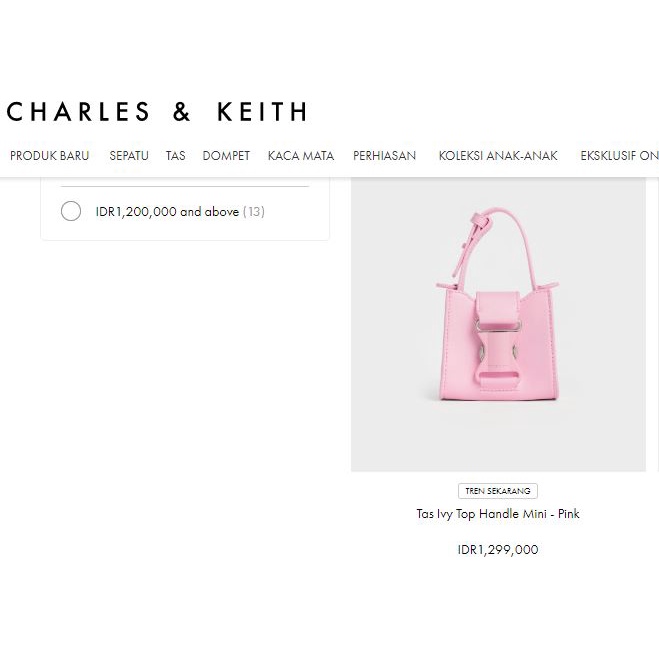 Tas CNK Ivy Mini Pink ORI