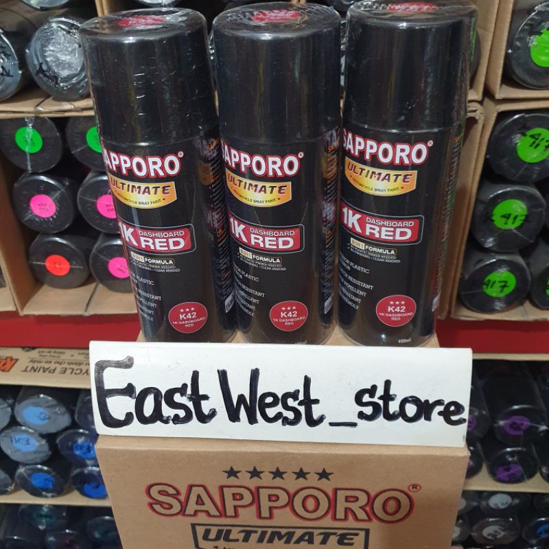 K42 1K Dashboard Red Sapporo Ultimate cat semprot 400ml