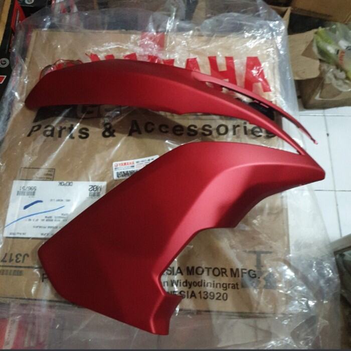 Body Cowling Aerox Old Lama 155 Merah Doff Matte Sayap Tebeng Leghsield Depan Legsil Legshil Kanan K