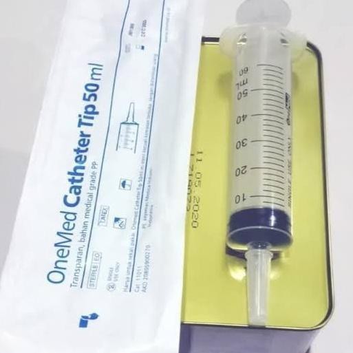 Eceran 1pcs - Spuit Suntikan Feeding Syringe tanpa jarum 50cc Catheter Tip