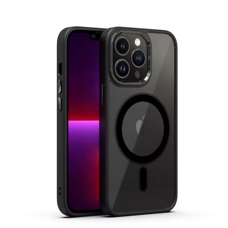 Case magnetic premium iphone 11 12 13 14 15 16 plus pro max soft hard case magsafe clear mewah keren terbaru