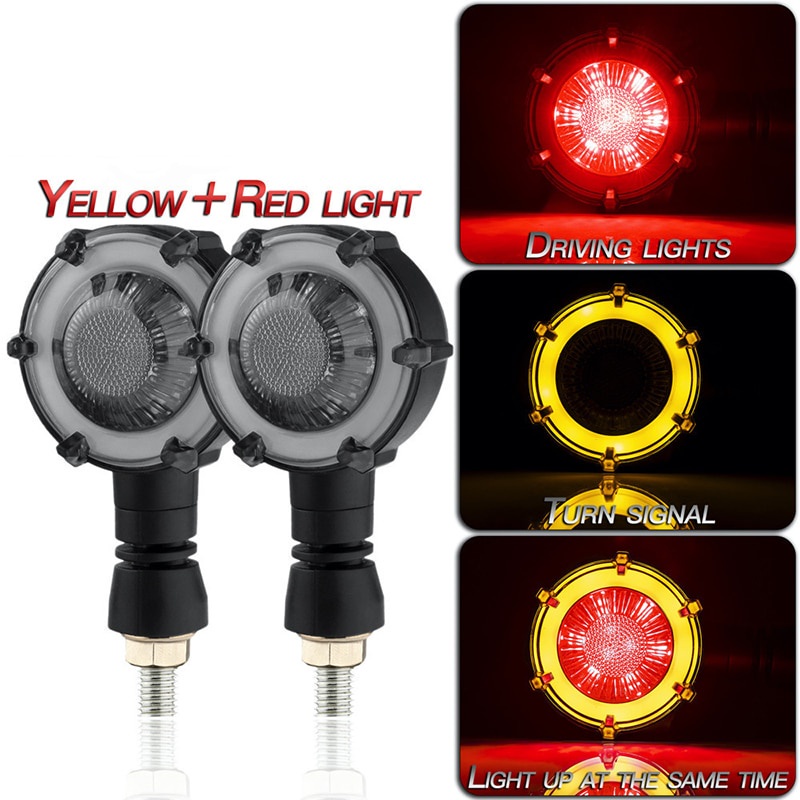 2pcs Lampu Sein Led Universal Anti Air Untuk Motor