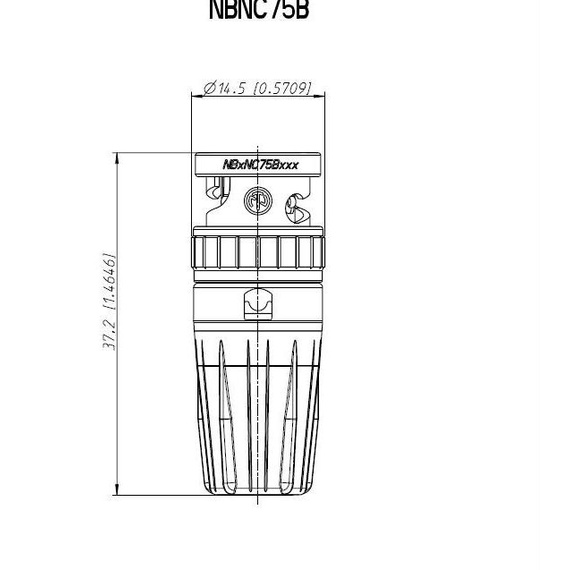 Konektor BNC SDI RG11 | Neutrik [NBNC75BTU11]