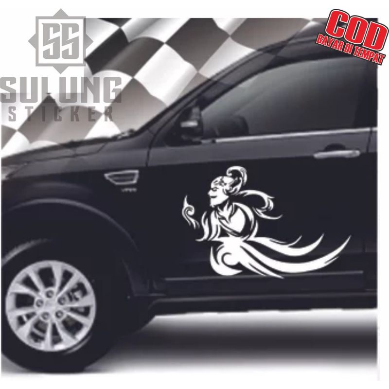 stiker mobil stiker wayang PO haryanto