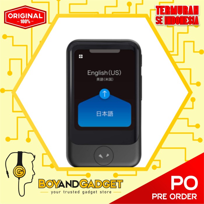 

Pocketalk Model S Real Time Two-Way 82 Language Black