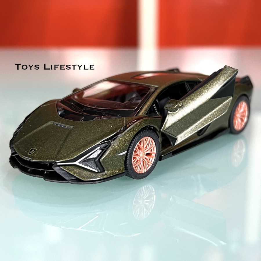 Mobil Kinsmart Diecast Lamborghini Sian 1:40