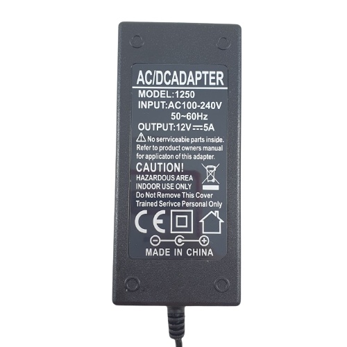 Adaptor 12v 5a Adapter DC Switching 12 Volt 5 Ampere Free Kabel Power 1meter