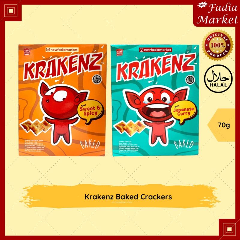 

KRAKENZ Baked Cracker 70 gr