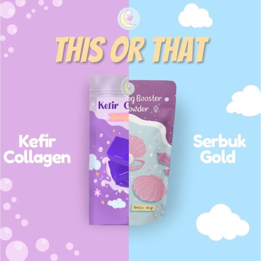 Kefir Collagen Soap &amp; Brightening Booster Gold Powder