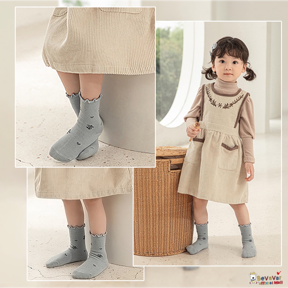 BEVAVAR Kaos Kaki Panjang Bayi Korea Baby Socks