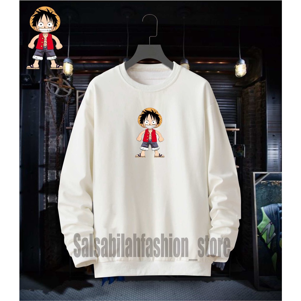 CREWNECK Jaket Distro Sweater Oblong Pria Wanita FLEECE TEBAL