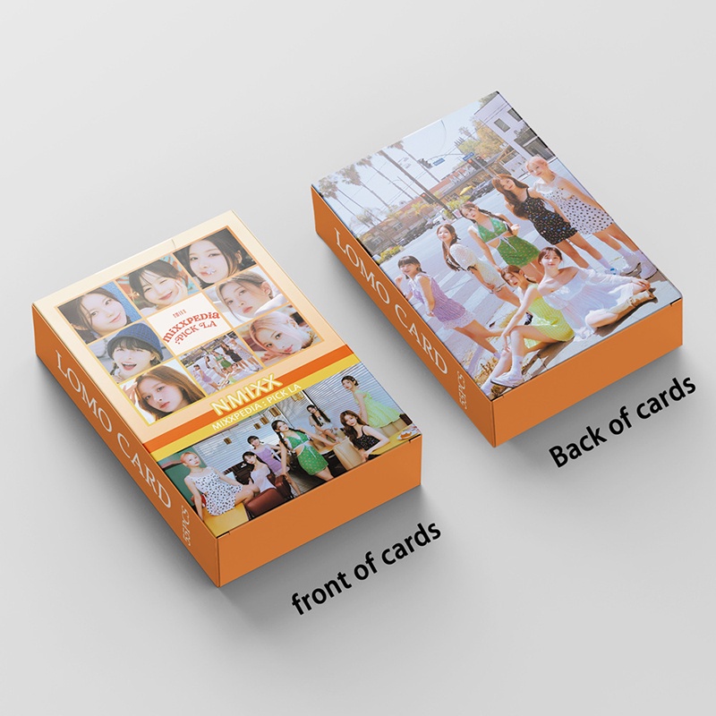 55pcs / box Kartu Foto Nmixxx ENTWURF MIXXPEDIA: PICK LA AD MARE Album