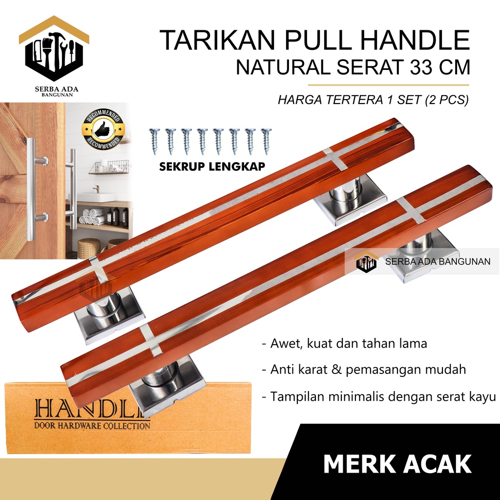 handle pintu rumah 33 &amp; 45 cm murah minimalis tarikan pintu pull stainless gagang pintu awet