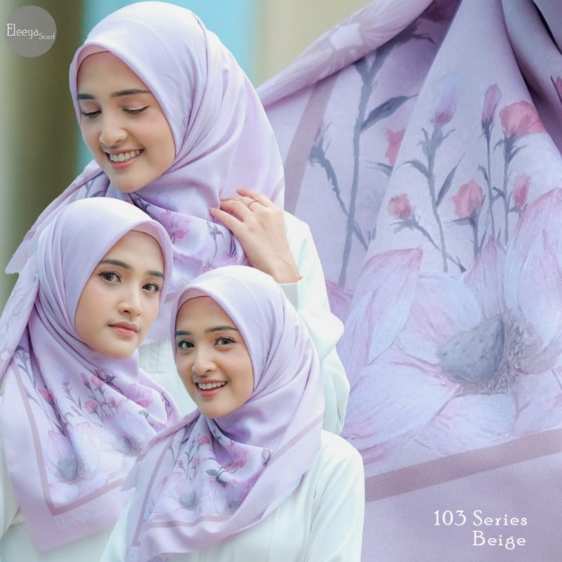 HIJAB SEGIEMPAT ELEEYA SCARF 103 104 &amp; 105 SERIES