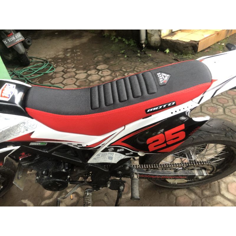 Kulit jok CRF KLX Custom Garis