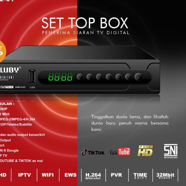 Set Top Box Luby 01 DVB T2 Siaran Digital Resmi SNI amp Postel - STB Luby 02