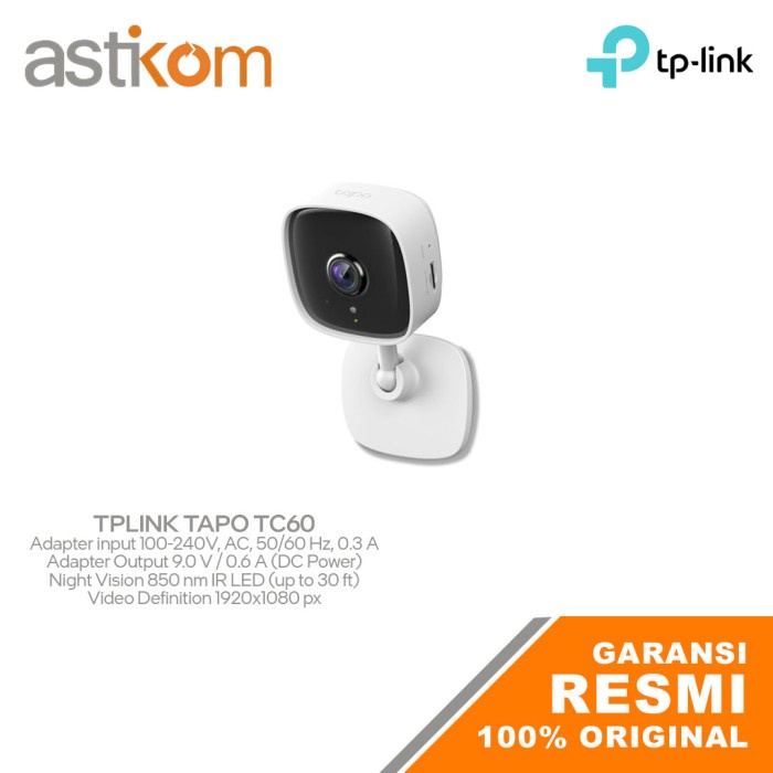 TP-Link CCTV TAPO TC60 Home Security Wi-Fi Camera 1080p