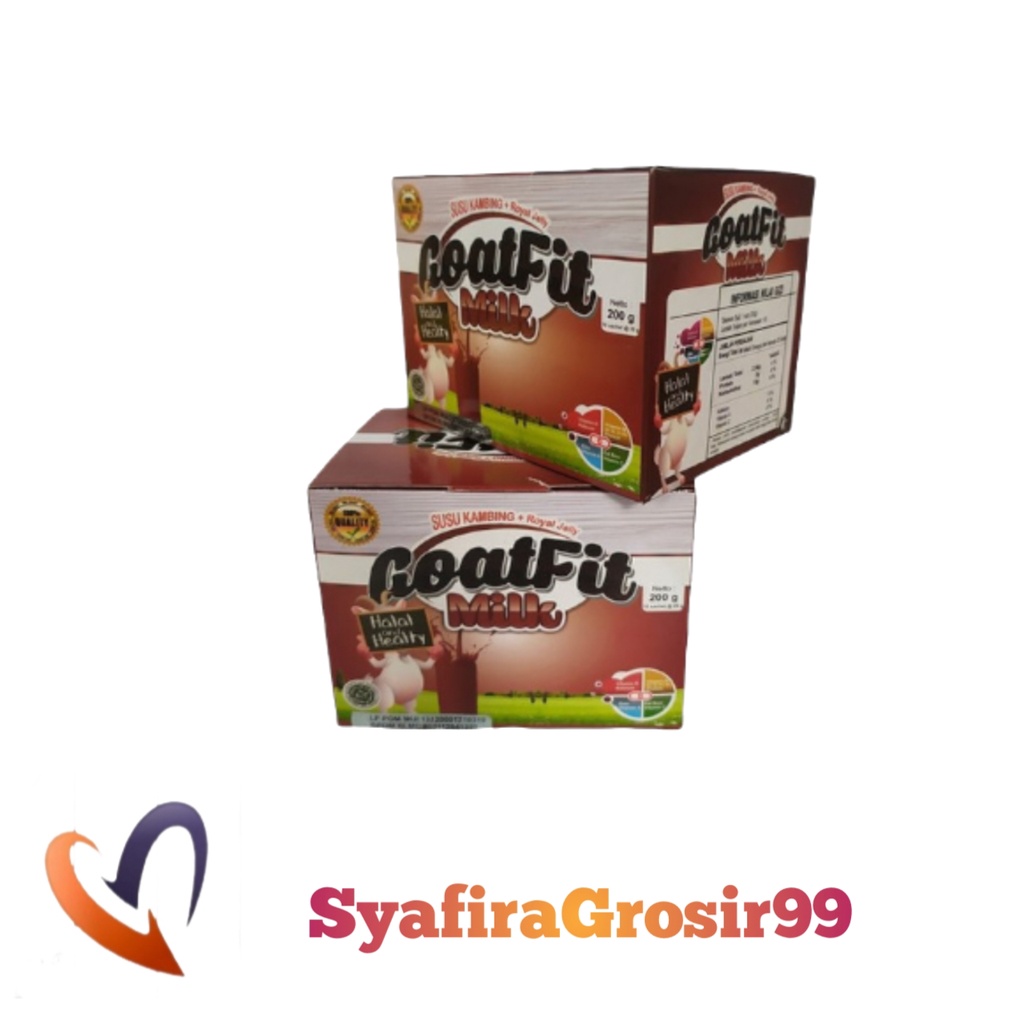 

Susu Kambing Etawa GOATFIT COKLAT SACHET ISI 10 Sachet/ GoatFiT MILK
