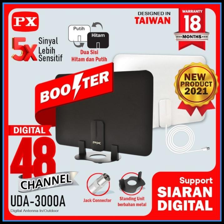 Antena Tv Digital Indoor Slim & Modern Design Uda-3000A