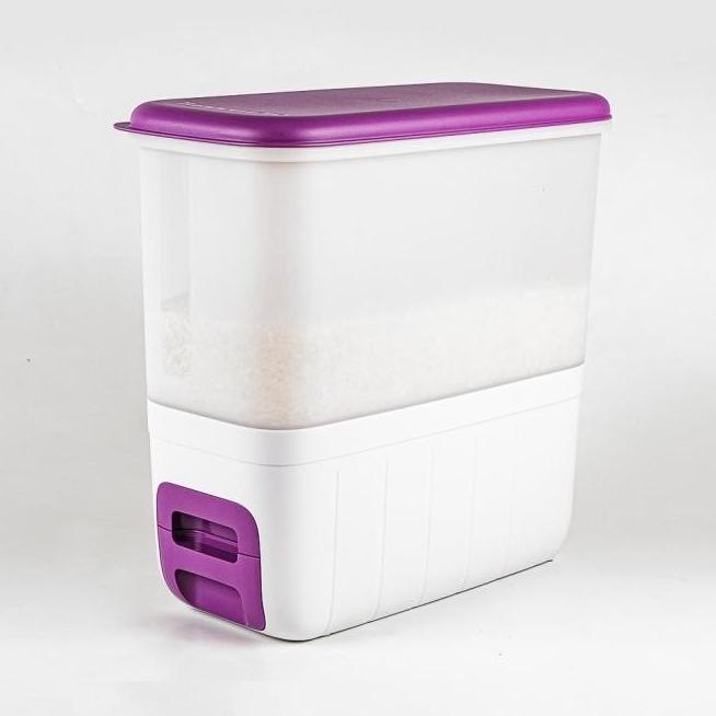 DISPENSER TEMPAT BERAS RICE SMART 10KG ORIGINAL TUPPERWARE TERLARIS FG54R5R