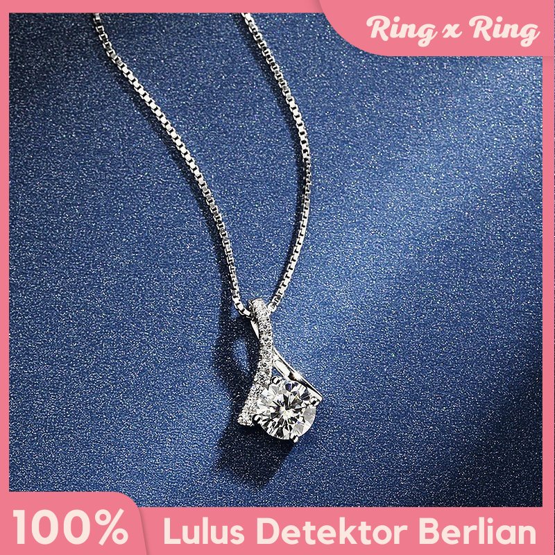 Rings_Rings Kalung Tura berlian replika / replika berlian eropa/lapis emas 18k Sterling Silver Berla