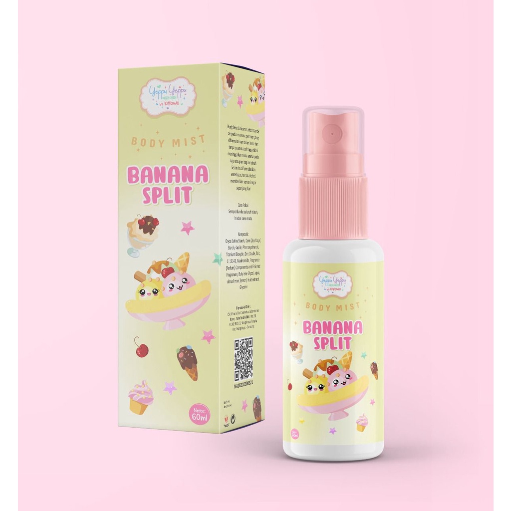 *READY* KIYOWO BODY MIST BPOM SPRAY 60 ML &amp; 100ML / LAVENA BODY MIST 30ML - BODY MIST KIYOWO CHINGU / LAVENA - PEWANGI BADAN