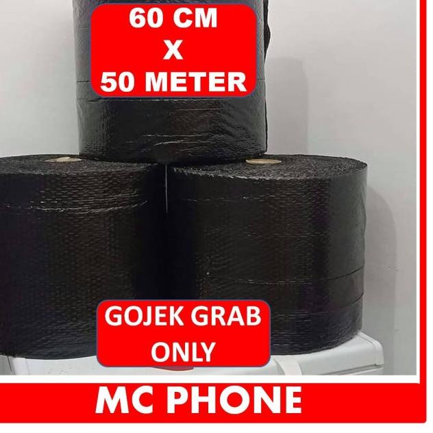 

BUBBLE WRAP ROLL 60CM X 50 METER BUBLE WRAP - Hitam Ekonomis