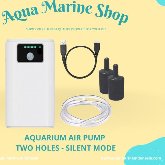AERATOR 2 LUBANG ACDC / AERATOR AC DC / AERATOR ACDC / POMPA UDARA USB - NON-PAKET