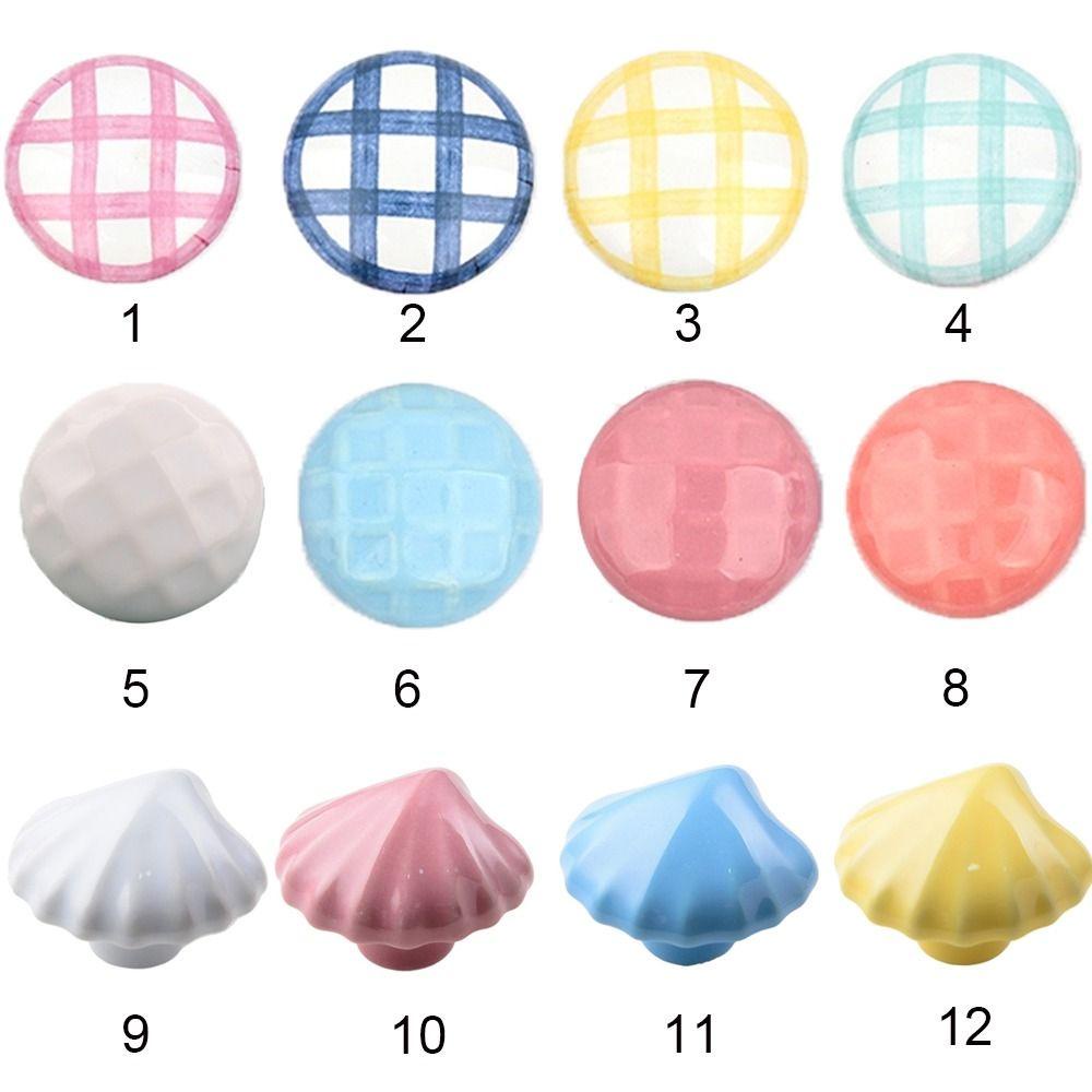 [Elegan] Knob Lemari Warna Warni Tahan Lama Shell Idyllic style Pegangan Pintu Lemari Anak