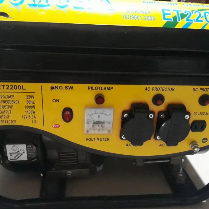 Genset Sumura Et2200L/1000W Bensin 4 Tax/Gasoline Generator Set Taiwan