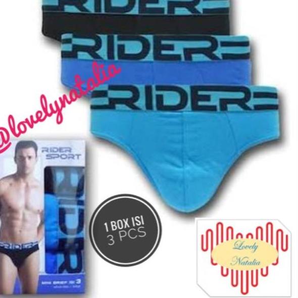 Rider Sport Celana Dalam / CD R762B / 1 box= 3Pcs - M
