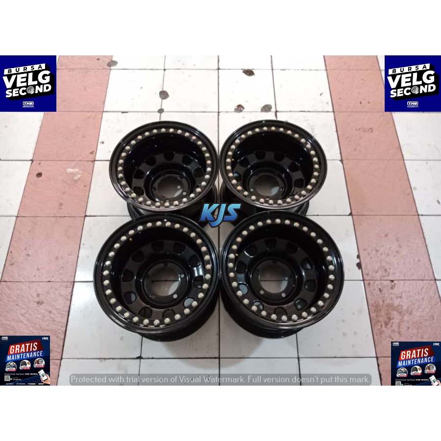 VELG SECOND HSR BEADLOCK(HSR) R15X10 5X139ET144GB