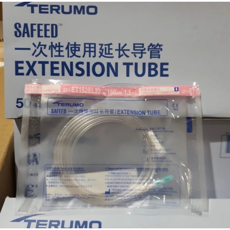 Extension Tube TERUMO 150cm Luer Lock Connector