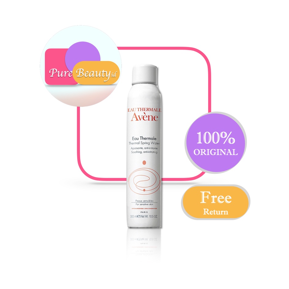 Avene Thermal Spring Water 300 ml Face Mist Semua Jenis Kulit Kulit terbakar sinar matahari ❤ 100% Original ❤