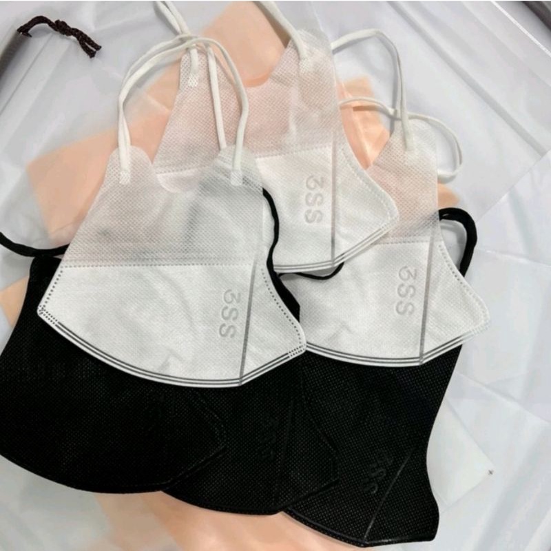 MASKER DUCKBILL 3SS PUTIH 50PCS/NO BOX