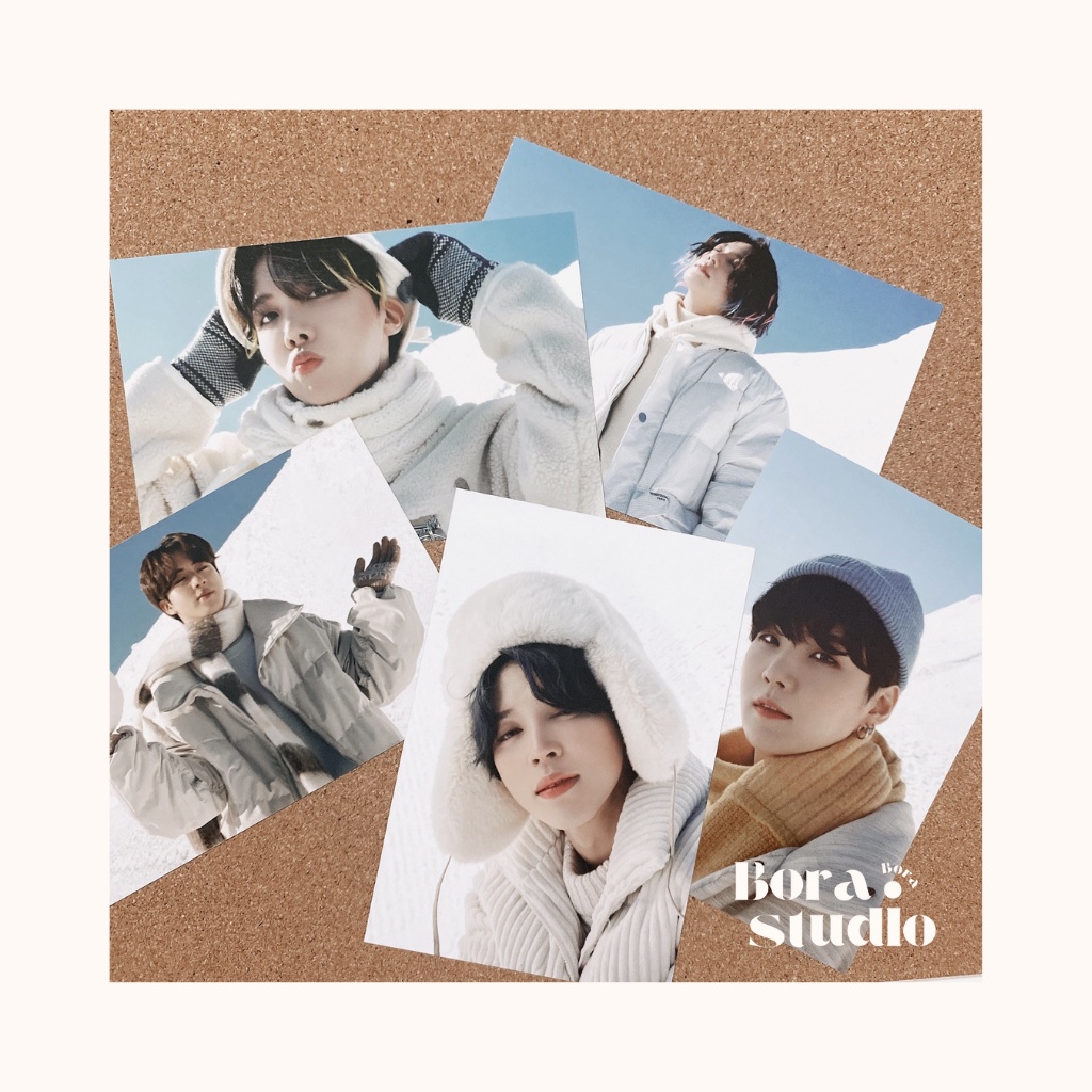 Official 4x6 Photo Set BTS Winter Package 2021