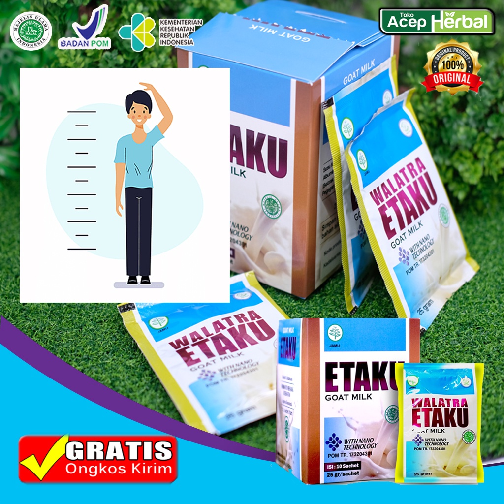 

ETAKU GOAT MILK Penambah tinggi badan dewasa/anak - Peninggi badan alami