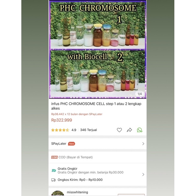 PHC chromosome step 1 obat saja