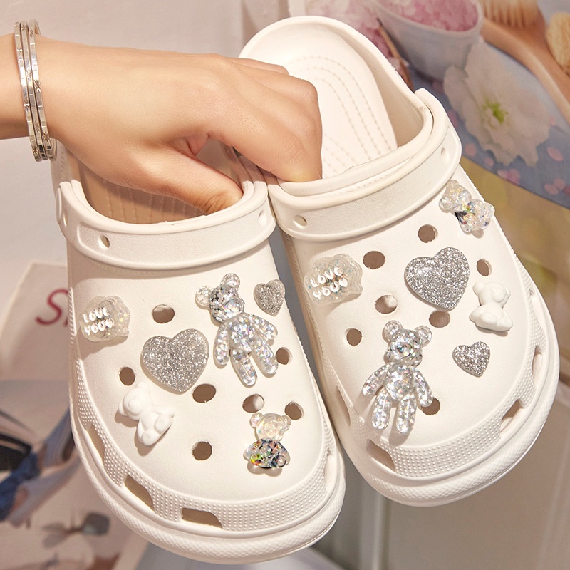 aksesoris wanita sendal crocs wanita aksesoris diy ins crocs jibbitz【sepatu tidak termasuk】