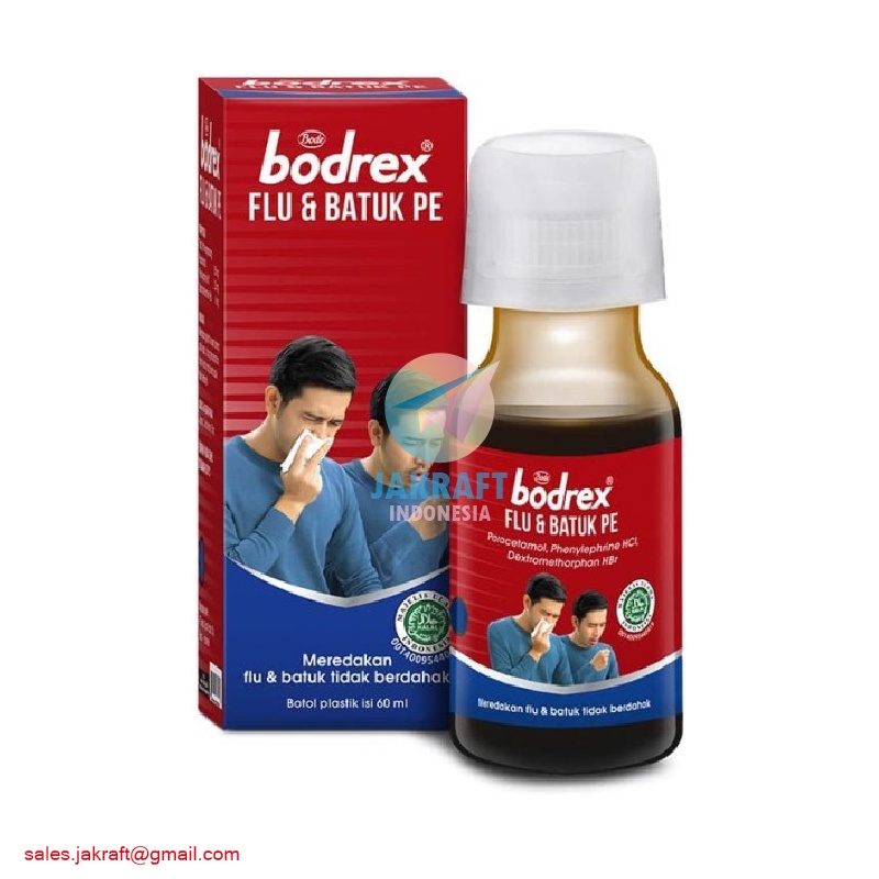 Jual Pcs Bodrex Sirup Obat Flu Batuk Tidak Berdahak Pe Demam Sakit Kepala Hidung Tersumbat